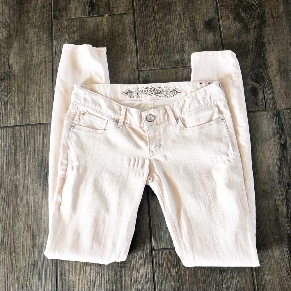 Express Pink Jeggings Skinny Zelda Size 4